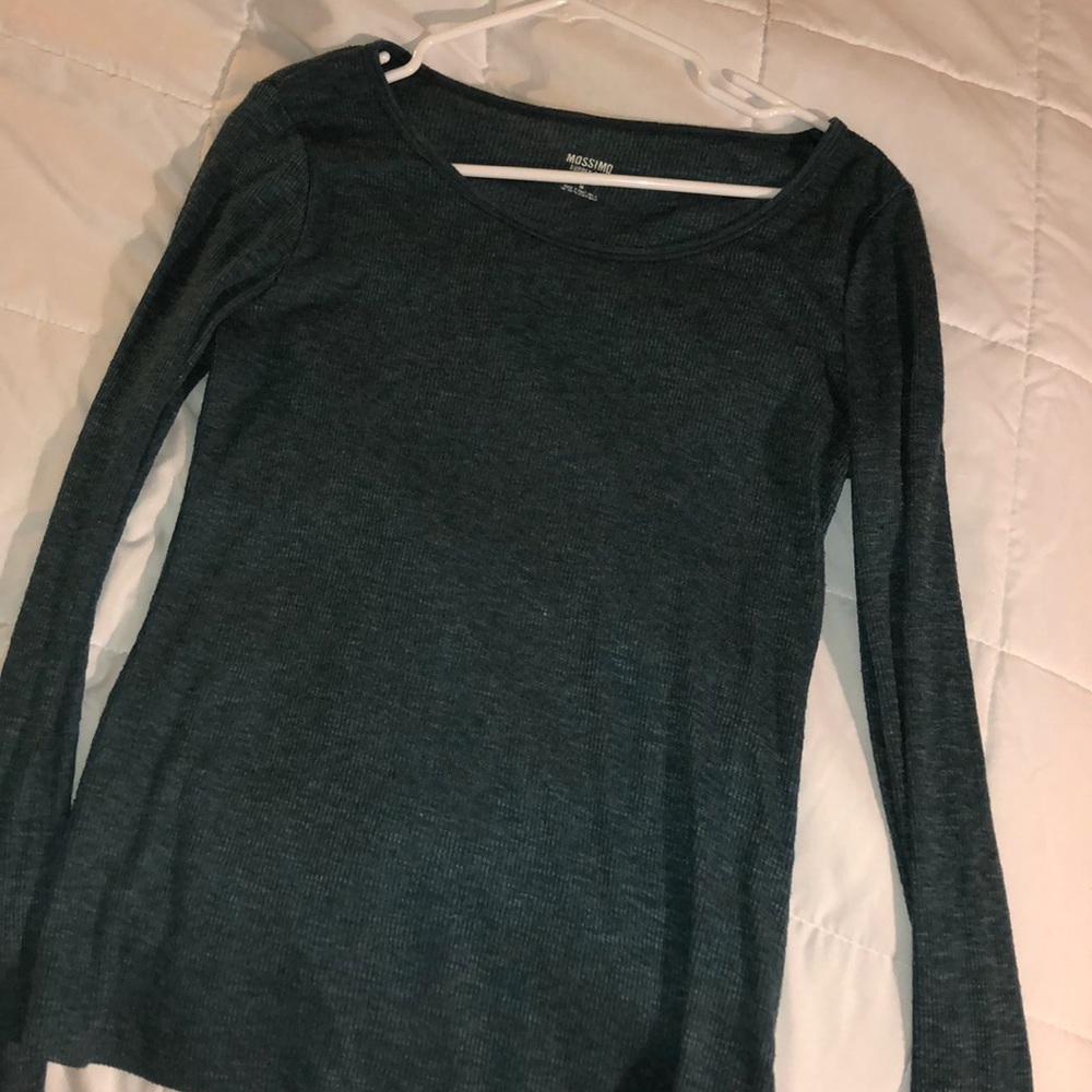 Long Sleeve Teal Shirt